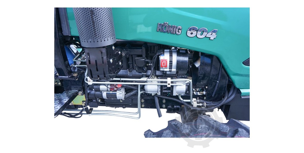 Tractor KONIG 604, 4x4, 60CP, cu parasolar, roti 8.3-16/12.4-28