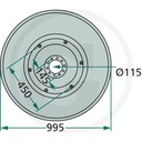 TALER DE JOS COSITOARE DEUTZ FAHR KM25