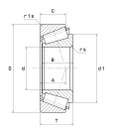 RULMENT NTN HM88649/HM88610