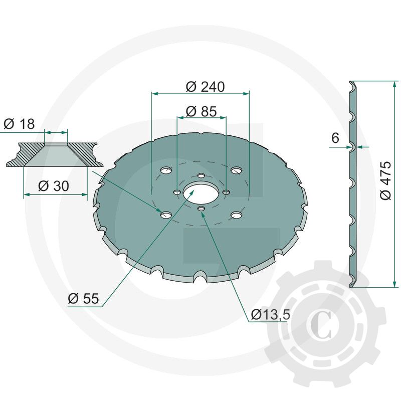 G15320012R DISC DINTAT