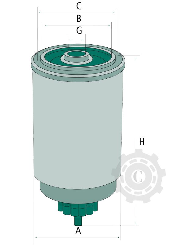 8001012 Filtru de carburant