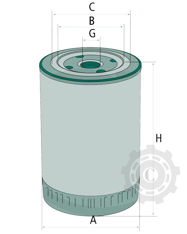 8002010 Filtru ulei motor  W 936/4 & LF0067800