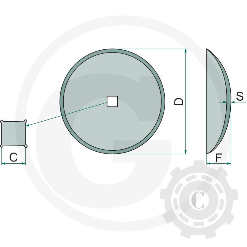 TALER DISC NETED 460X30 5240120 1030040