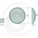 TALER DISC NETED 460X30 5240120 1030040