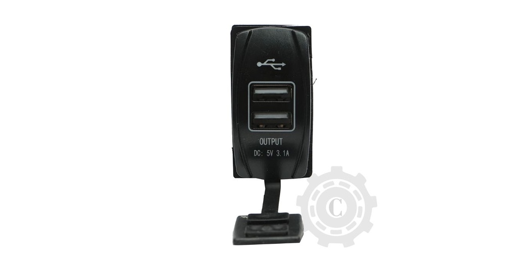 Priza, incarcator cu 2 x porturi USB, 5V, 3.1A universal