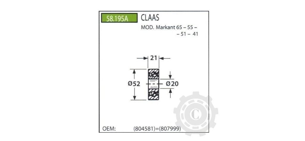 ROLA PISTON 804581