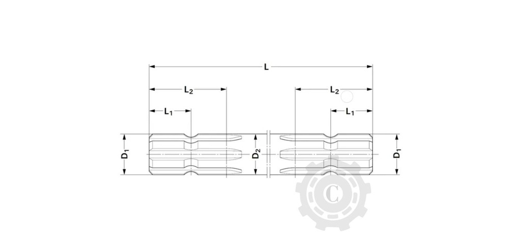 6735152KR ARBORE CANELAT 150L 1.3/8 2