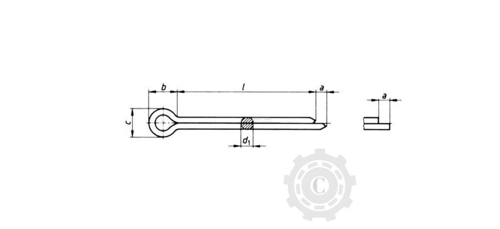 944550 SPLINT DIN94 4.5X50MM