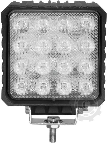 LA10047 LAMPA DE LUCRU CU LED 48W 3840lm PATRATA 10/30V 112x54,5x136MM TIP FLOOD 16 LED-URI