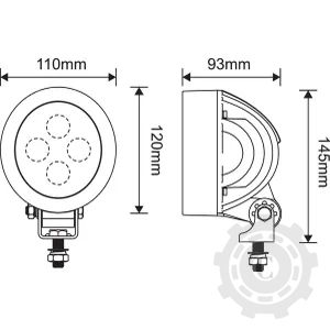 LA10416 LAMPA DE LUCRU LED 40W 4500lm