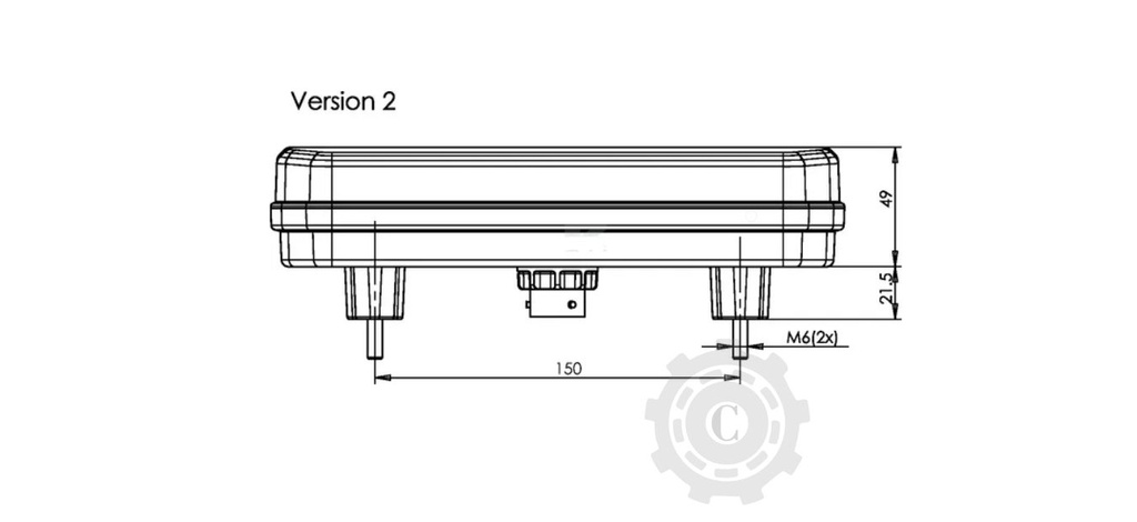 LA40052 LAMPA SPATE MULTIFUNCTIONALA LED DREPTUNGHIULARA