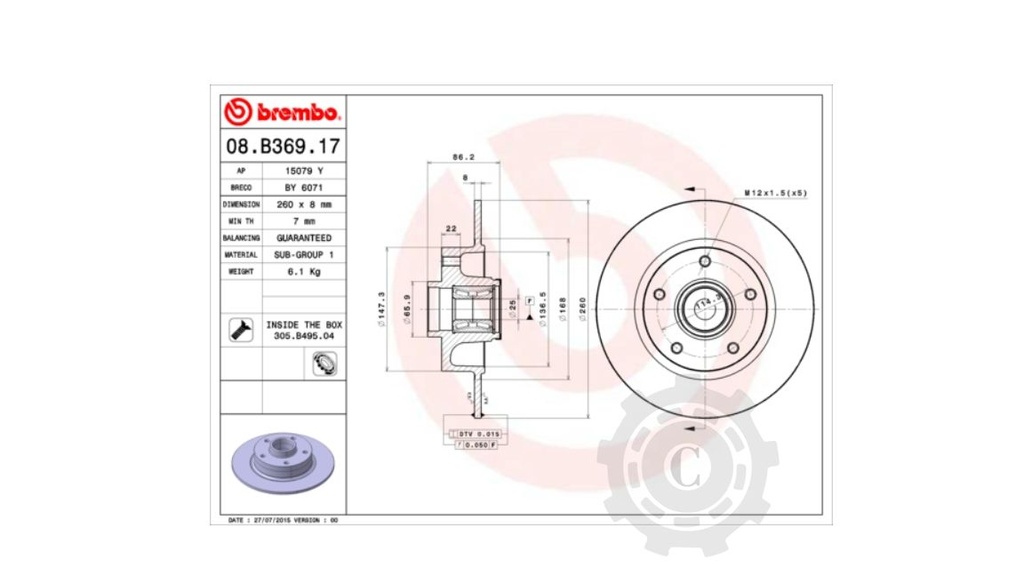 DISC FRANA SPATE