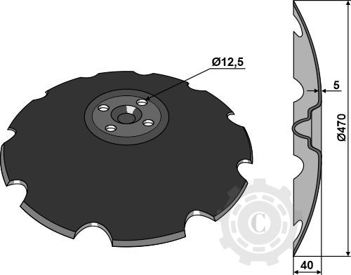 DISC DINTAT 470X5