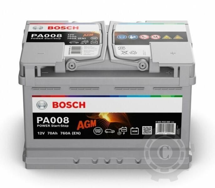 ACUMULATOR BOSCH 12V 70AH 760A START/STOP