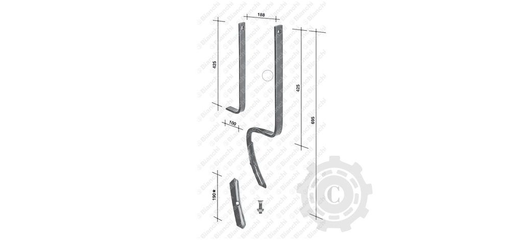 ARC SCORMONITOR CU SAGEATA  U 32x10x610