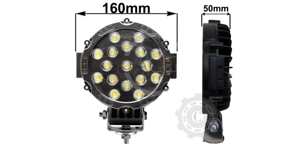 PROIECTOR ROTUND 17LED