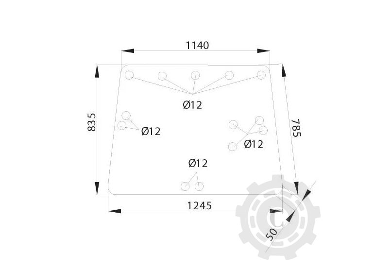 GEAM SPATE JOHN DEERE 26/4071-9