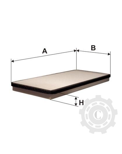 FILTRU AER XC3455