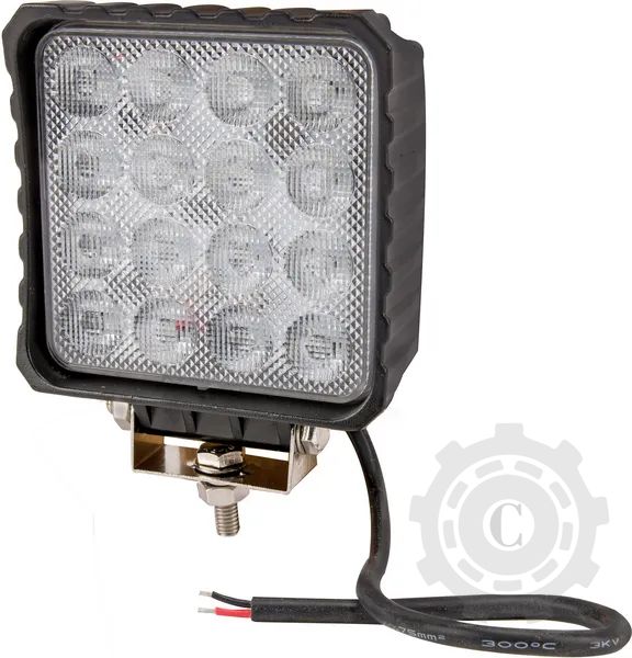 LA10047 LAMPA DE LUCRU CU LED 48W 3840lm PATRATA 10/30V 112x54,5x136MM TIP FLOOD 16 LED-URI