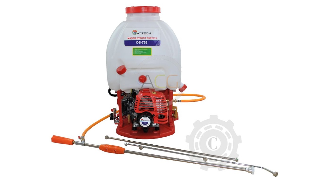 ATOMIZOR CU LANCE 16L, MOTOR PE BENZINA OS-769