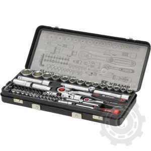 180465420KR SET CAPETE CHEI TUBULARE DE IMPACT CU PROFIL INTERIOR SI EXTERIOR DE 1/4" SI 1/2", 65 piese