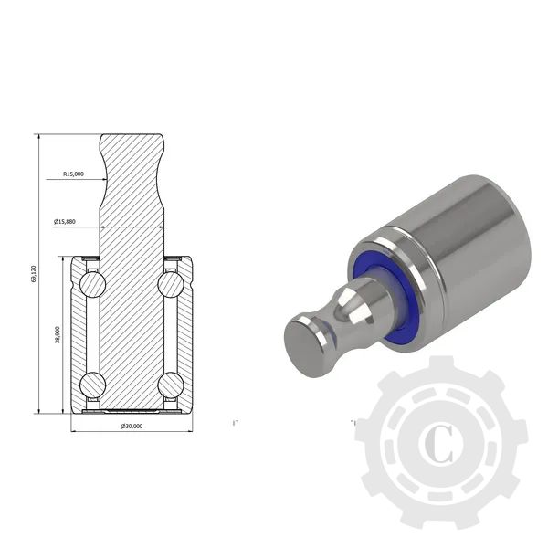 NWB20715 RULMENT PT ROLA DE PRESIUNI