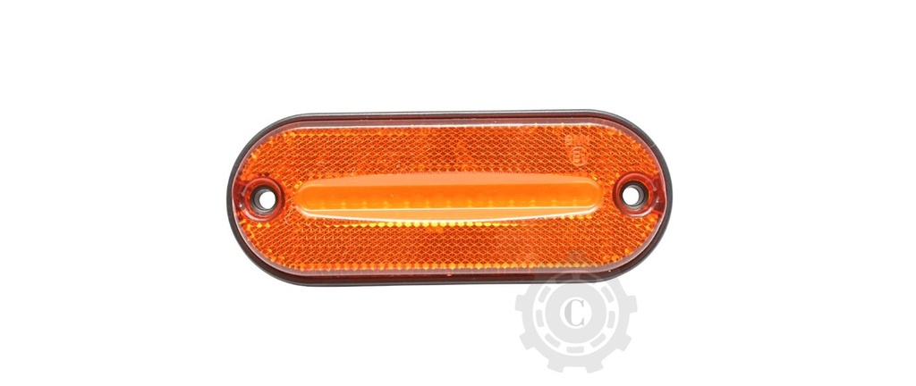 Lampa laterala LED galbena 120mm 12-24V