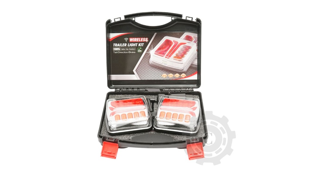 Set lampi remorca led 12-24V cu magnet si control wireless