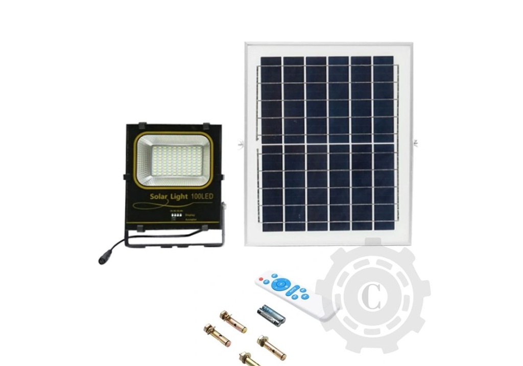 SISTEM ILUMINAT CU PANOU SOLAR 50W