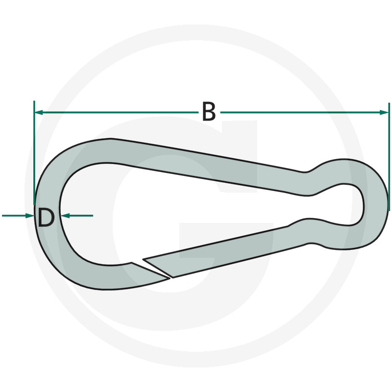 Carlig carabina 8MM