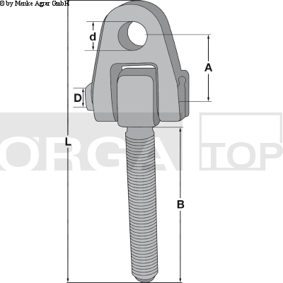 TIJA FILETATA M36X3 STG