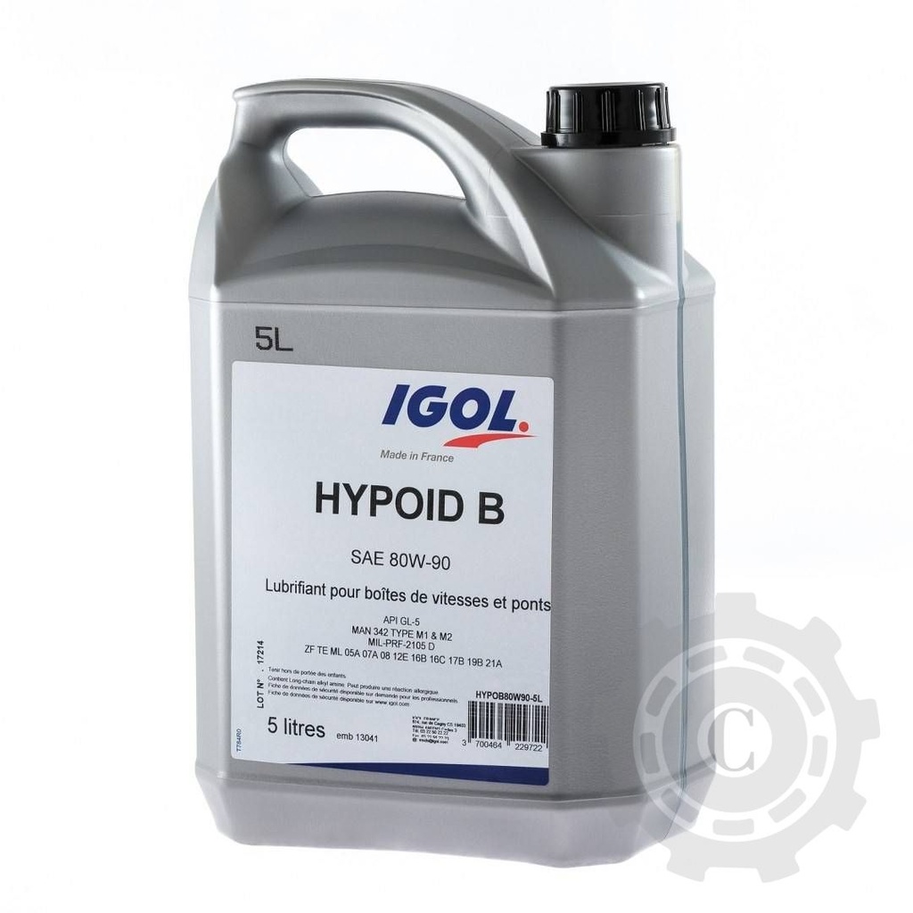 ULEI HYPOID B MULTIGRADE 80W90 5L