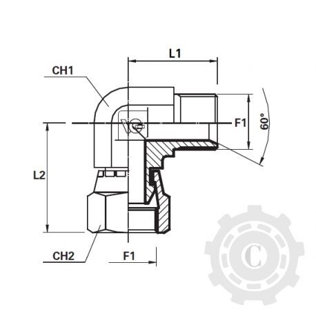 RACORD L OL-FE 24*1.5