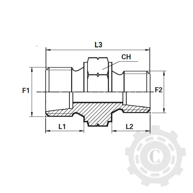 ADAPTOR DR FE M22X1.5L-M18X1.5L