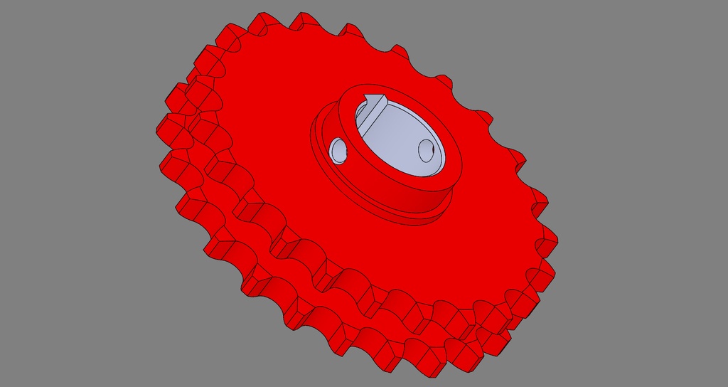 72-0316/3 PINION DUBLU ZMAJ