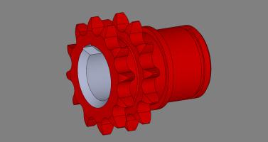 PINION DUBLU 12.7/12 73-1055 SIP TORNADO