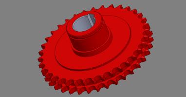 PINION DUBLU Z=36/12.7 73-1056 SIP TORNADO