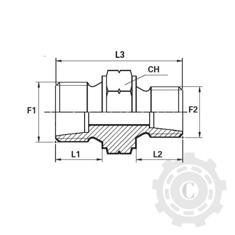 ADAPTOR DR FE M16X1.5L-M14X1.5L