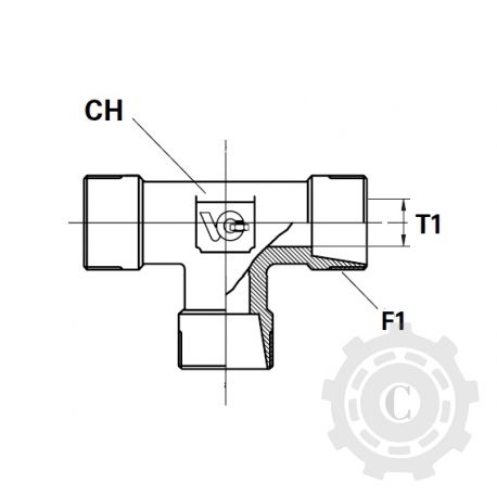 RACORD T FI G06 3/8