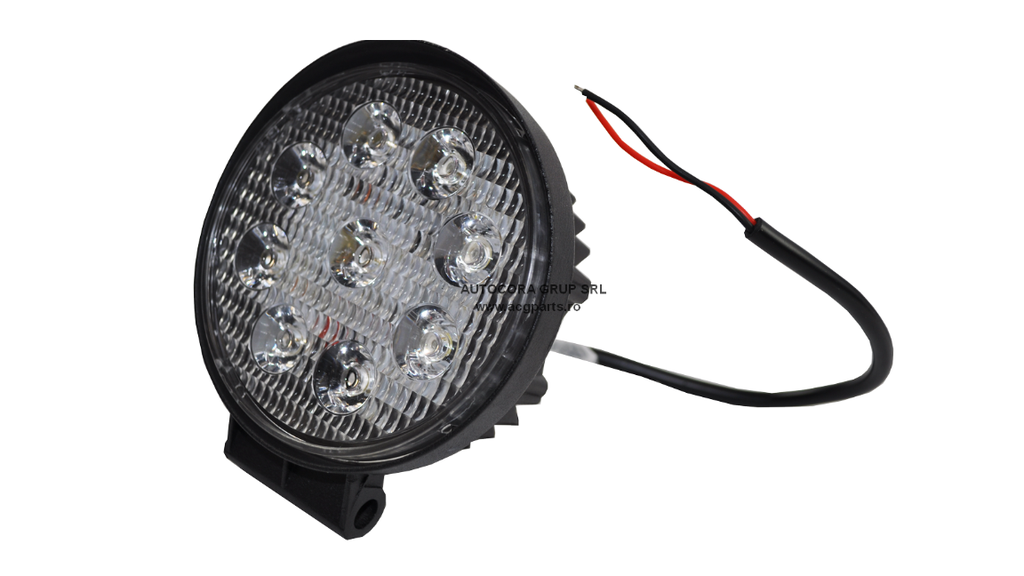 PROIECTOR ROTUND CU 9 LED HG-1R27W