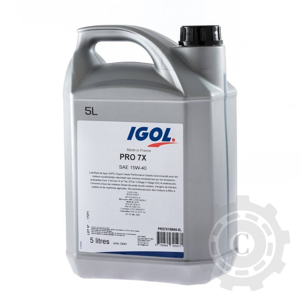 ULEI IGOL PRO 7X 15W40 5L (4.39KG)