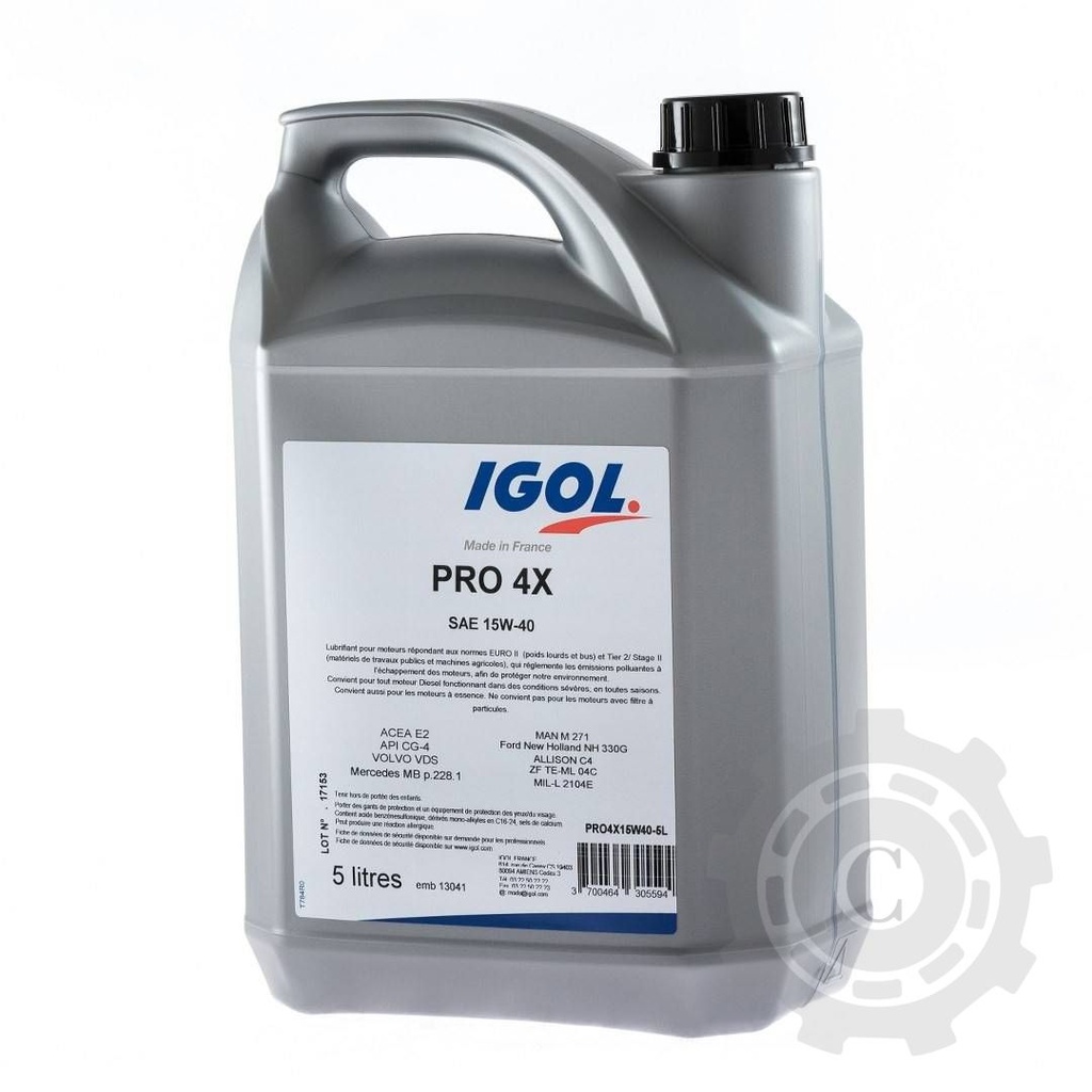 ULEI IGOL PRO 4X 15W40 5L(4.38KG)