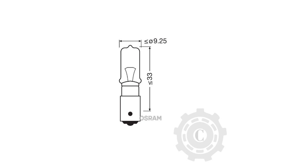 BEC H21W 24V 21W BAY9S