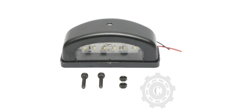 LAMPA NUMAR 12-24V NEGRU