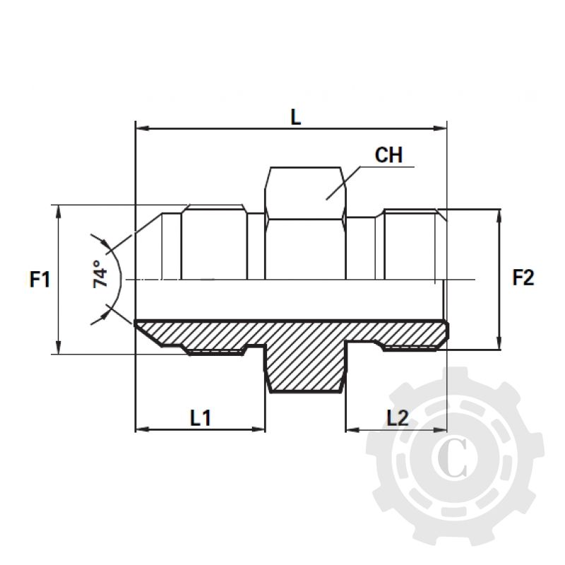 ADAPTOR D FE U10 7/8"f