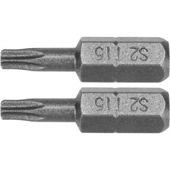 Biti 1/4 25mm torx T15, 2buc  YT-77903