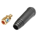 Conector cablu SUDURA 10-25 NEGRU BK87915