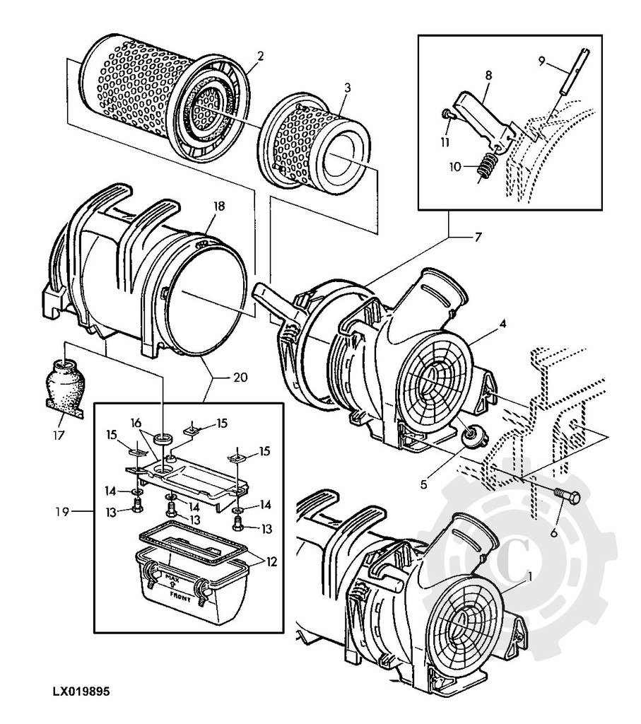 FILTRU AER CARCASA