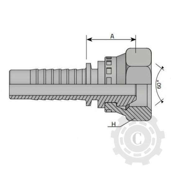 ARMATURA BSP CU FILET EXT.1/2 DN08