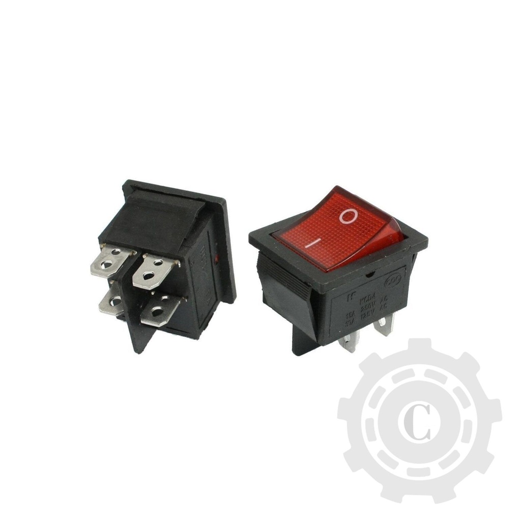 BUTON ROSU 12V SLI02